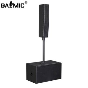 Professional 12 Inch Bass 4.5 Inch Full Range Wooden Outdoor BT Amplifiers Array Active PA Column <b>Speaker</b> Loundsound <b>System</b> Set - Product Image 1