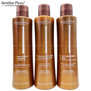 <span class=keywords><strong>Kit</strong></span> de traitement lissant pour cheveux à la kératine, best-seller de la marque Keratin Protein Factory, 300 ml, hydratant, protéines brésiliennes, fabricant. - Product Image 2