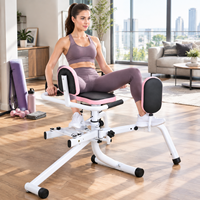 Appareil compact pour l'abduction des hanches, machine écologique pour les fessiers, équipement de fitness avec pince pour les jambes pour usage domestique