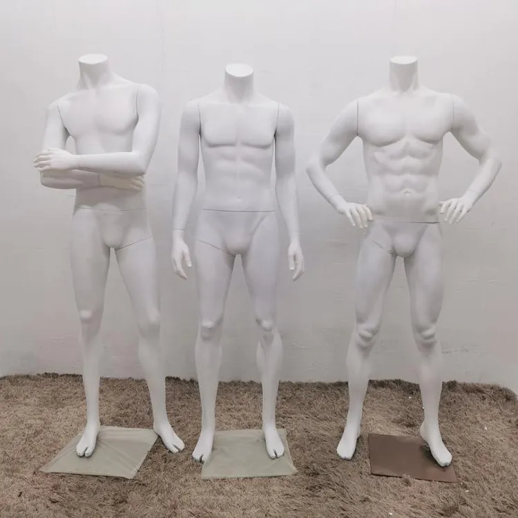 Very Young Models Big muscles Male Mannequin Without head