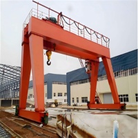 Pont roulant à double poutre contrôlé par PLC Wanlong MGH avec poste de commande, capacité 20 tonnes, portée 30m, hauteur de levage 9m, roulement de moteur, Shandong