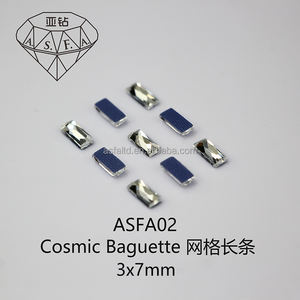 ASFA02 - Tiras de Cristales Termoadhesivos en Forma de Rejilla, 3*7 mm, para Aplicar con Máquina de Termoadhesión, Decoración de Ropa con Cristales - Product Image 2