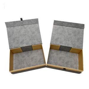 High Quality Recyclable Cardboard <b>Box</b> <b>Clothes</b> Packaging Luxury Black Foldable Collapsible Custom Magnetic Rigid Gift Sponge - Product Image 3