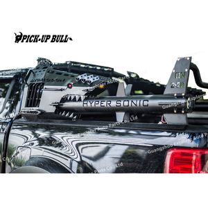 Barre <span class=keywords><strong>de</strong></span> protection universelle Shark pour Ranger Hilux Revo Rocco Vigo Dmax NP300 avec panier <span class=keywords><strong>de</strong></span> <span class=keywords><strong>toit</strong></span> en acier, barre <span class=keywords><strong>de</strong></span> protection arrière - Product Image 4