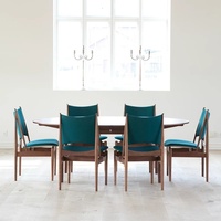 Chaise de salle à manger Little Chief en bois de frêne massif, style chinois, revêtement en cuir, mobilier pour la maison, l'hôtel et l'hébergement touristique