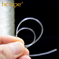 Fil élastique transparent en TPU de 1 mm, écologique, pour la fabrication de bijoux, fil à perles, cordon durable en TPU pour bracelet