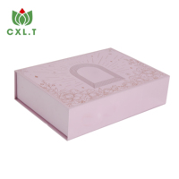 Boîte cadeau personnalisée de luxe à double porte magnétique, écologique, réutilisable, en papier artistique, en forme de livre, pour sérum de soin de la peau, blanc ivoire rigide