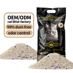 Échantillons gratuits Arena Para Gatos Factory 99% Charbon actif sans poussière Élimination extrême des odeurs <span class=keywords><strong>Bentonite</strong></span> Litière pour chat Sable - Product Image 1