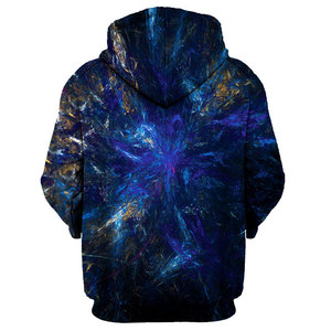 Venta al por mayor de poliéster personalizado de alta calidad de la sublimación pulóver más tamaño de los hombres Zip up sudaderas con capucha y sudaderas - Product Image 6