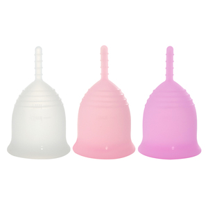 Yueyue menstruation féminine coupe menstruelle réutilisable confortablement utiliser lavable Silicone période tasses femmes facile à nettoyer - Product Image 4