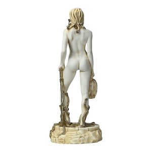 Statue d'art populaire vintage personnalisée, Méduse avec <span class=keywords><strong>la</strong></span> tête <span class=keywords><strong>de</strong></span> Persée, femme nue sexy, sculpture en résine en mouvement, décoration d'intérieur - Product Image 6