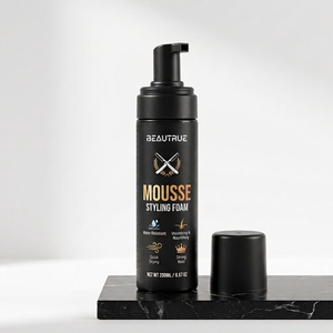 <span class=keywords><strong>Mousse</strong></span> <span class=keywords><strong>coiffante</strong></span> pour hommes à tenue ferme, contrôle des frisottis, volume naturel et fini sans effet gommé – Offre spéciale - Product Image 1