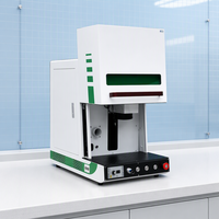 Nouvelle machine de marquage et de gravure laser à fibre Galvo JPT 10W avec couvercle intégré pour montres, boucles et plaques métalliques