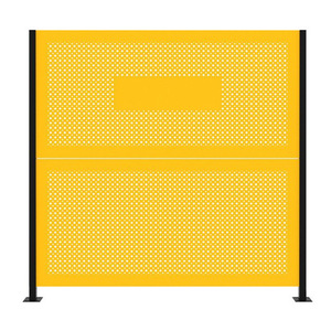 Starry Sky Perforated <b>Fence</b> Yellow Workshop Isolation <b>Netting</b> Warehouse Equipment Protection Guard Shield - Product Image 2