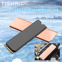 TISHRIC Radiateur Graphène M.2 Solid Universal Heatsink Cooler pour 2280 NVME NGFF M.2 2280 Soliaa-State Heatsink