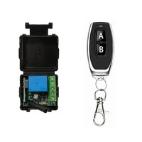 Commutateur à distance DC 12V 1CH avec Module de relais de télécommande universel 24V 2 retards 433MHz récepteur de relais de commutateur de télécommande