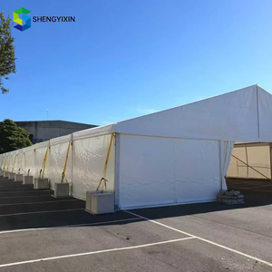 Lều tạm thời 25x80m để lưu trữ kho công nghiệp khung hợp kim nhôm chống thấm nước Lều hội thảo đa năng - Product Image 6