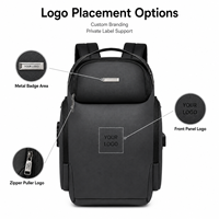 Mochila para Portátil de Gran Capacidad para Hombre, Resistente al Agua, para Viajes, Estudiantes, con Puerto de Carga USB