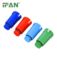 IFAN Offre Spéciale en gros pas cher de haute qualité 20 25 32 1/2 3/4 coloré ppr embout ppr raccords de tuyauterie ppr bouchon