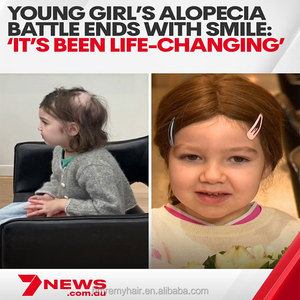 7News Sydney reporta: Nuevos toppers de cabello con base de seda, ombré, 12 pulgadas, color rubio, cutícula alineada, cabello europeo virgen, tupé para la pérdida de cabello. - Product Image 5