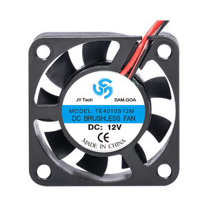 Tùy chỉnh OEM/ODM 40x40x10mm DC12V/24V không chổi than Duct Mount Quạt làm mát không thấm nước IP67/IP68 điện LED tạo độ ẩm 3D - Product Image 1