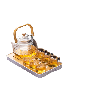 Premium On-the-go Shatterproof Glass Travel <b>Tea</b> Set for Coffee & <b>Tea</b> Enthusiasts - Product Image 4