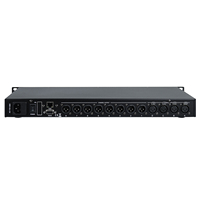 Système de gestion des enceintes audio professionnel DSP, processeur audio numérique, LA408, fréquence d'échantillonnage 192 kHz, 4 entrées 8 sorties, FIR intégré