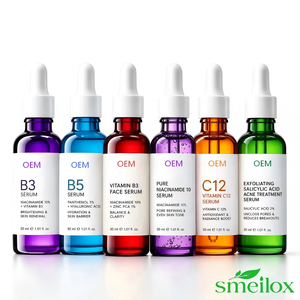 Suero Facial Antiedad OEM Puro con <span class=keywords><strong>Retinol</strong></span>, Vitamina <span class=keywords><strong>B3</strong></span> y Ácido Hialurónico, Combate Líneas de Expresión, Arrugas y Daños Solares Prematuros, para Todo Tipo de Piel - Product Image 1
