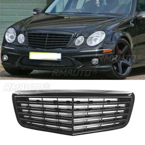 Bandes décoratives pour calandre de voiture, kit carrosserie de calandre de course, calandre avant pour Mercedes Benz Classe E W211 2006-2007 Extérieur - Product Image 1