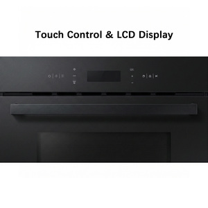 Four à <span class=keywords><strong>micro</strong></span>-ondes encastrable 35L avec grill et convection 1600W, verre dépoli <span class=keywords><strong>mat</strong></span>, menu automatique, pesage et décongélation pour la maison et la cuisine - Product Image 2