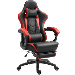 Échantillon Gratuit - <span class=keywords><strong>Chaise</strong></span> de Bureau <span class=keywords><strong>Gaming</strong></span> Inclinable en Cuir <span class=keywords><strong>Autofull</strong></span> avec Repose-Pieds pour Jeux et Dropshipping - Product Image 1