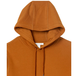 เสื้อมีฮู้ดของผู้ชายวินเทจโอเวอร์ไซส์สีทึบแฟชั่นใหม่ออกแบบได้ตามต้องการ - Product Image 3