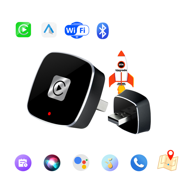 Wireless Carplay Adapter Portable Stereo Car Play Multimedia Module USB Dongle Small Carplay Smart Box