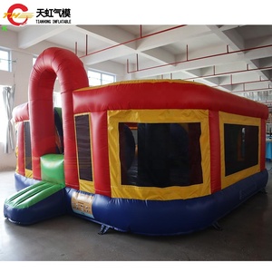 Casa de rebote <span class=keywords><strong>inflable</strong></span> cerrada para interiores de 5x5m para niños, gorila de juegos con soplador, modelo de parque de atracciones para envío marítimo - Product Image 3