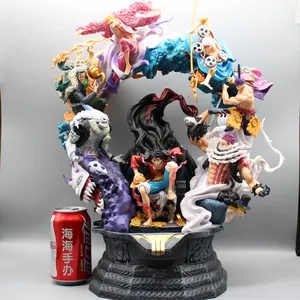 Figura de Anime de 48 cm, Figura de Acción de PVC de Enel <span class=keywords><strong>Katakuri</strong></span> en el Trono del Aniversario, Modelo Coleccionable, Juguete de Regalo - Product Image 2