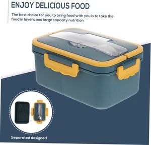 Hot Sale Stocked Eco-Friendly BPA Free Dishwasher Safe Plant Pattern Stainless Steel Plastic Microwaveable Bento <b>Lunch</b> Box - Product Image 4