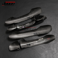 Couvercle de poignée latérale de porte en Fiber de carbone, 2 pièces, pour Mercedes Benz, classe A, C, S, CLA, GLC, W177, V177, W247, W205, W213, W222, C118, X253