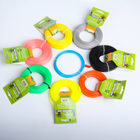 Tondeuses à gazon personnalisées pièce de rechange herbe PA6 Nylon débroussailleuse ligne 1.6mm 2.0mm 2.4mm 2.7mm 3.0mm pour distributeur