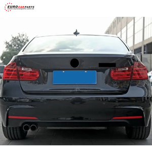 3 Series F30 Actualización a MT Style Parachoques de coche Faldones laterales Parachoques trasero Juego completo Kit de carrocería - Product Image 3