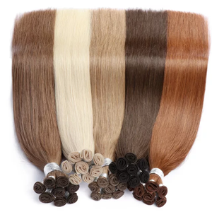 จัสมิน บิวตี้ ไดเร็กท์ แฟคทอรี่ ผู้จัดจำหน่ายเส้นผมแท้ เวอร์จิ้น คิวติเคิล ดับเบิ้ล ดรอว์น แฮนด์ไทด์ เวฟท์ แฮร์  จีเนียส เวฟท์ แฮร์ เอ็กซ์เทนชั่นส์ - Product Image 1