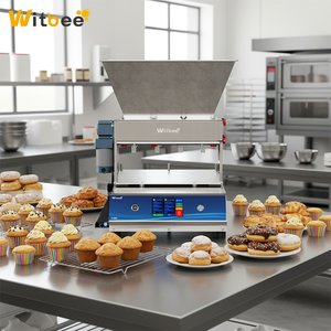 เครื่องบรรจุเค้กแบบปริมาณคงที่ PLC สำหรับไส้เผือก ไส้ถั่วแดง และแป้งโมจิ - Product Image 5