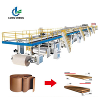 Ligne de production de carton ondulé à 3/5/7 couches, machines d'emballage, 200 pièces/min, 380V, équipement d'usine automatique