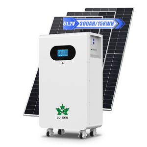 Lusen 30kwh LiFePO4 treo tường nhà năng lượng lưu trữ 24V Hệ thống 10-20kw đầu ra lai lưới/off-lưới tương thích lớp BMS 100Ah - Product Image 3