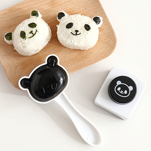 Molde para hacer <span class=keywords><strong>Sushi</strong></span> con forma de <span class=keywords><strong>Panda</strong></span>, molde de bola de arroz, Nori Punch, bricolaje, Bento - Product Image 1