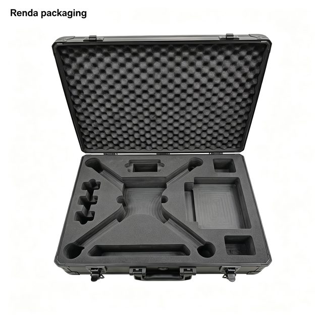 OEM CNC Machining EVA Foam Insert Custom Shape Protective EVA Liner for UAV Drone Packaging Case