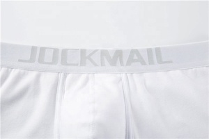 All'ingrosso logo personalizzato slip <span class=keywords><strong>uomo</strong></span> <span class=keywords><strong>intimo</strong></span> <span class=keywords><strong>Boxer</strong></span> lungo prezzo competitivo Design Logo personalizzato Spandex traspirante pugile da <span class=keywords><strong>uomo</strong></span> - Product Image 5