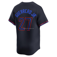 Camiseta de Béisbol Americana Bordada al por Mayor para Hombre, Toronto Blue Jays # 27 Vladimir Guerrero Jr. # 4 Artículos Deportivos de Softbol George Springer