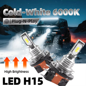 Ampoule de phare LED H15 20000LM, faisceau puissant, feux de jour, 3570 CSP, éclairage automobile pour VW Audi BMW Ford Mazda - Product Image 2
