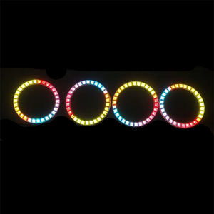 Anneaux Halo LED RGB 5050 pour BMW, 60 mm, 70 mm, 80 mm, 90 mm, DC 12V, effet de poursuite de couleur, phares - Product Image 4