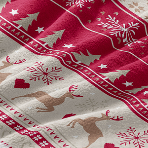 Couverture en polaire sherpa tricotée personnalisable pour les fêtes de Noël, douce et chaude, double couche, utilisable en toutes saisons, certifiée OEKO TEX - Product Image 5